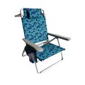 Snow Joe Bliss Hammocks Folding Beach Chair W Towel Rack BBC-352-BF